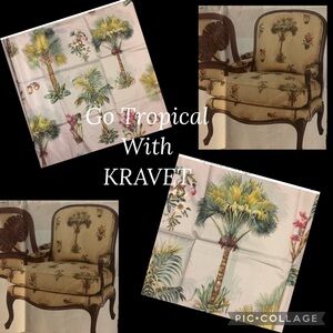 Vintage Kravet "Bruno" Tropical Fabric